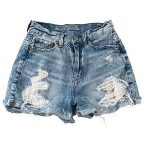 American Eagle Mom Jean Shorts Size 00